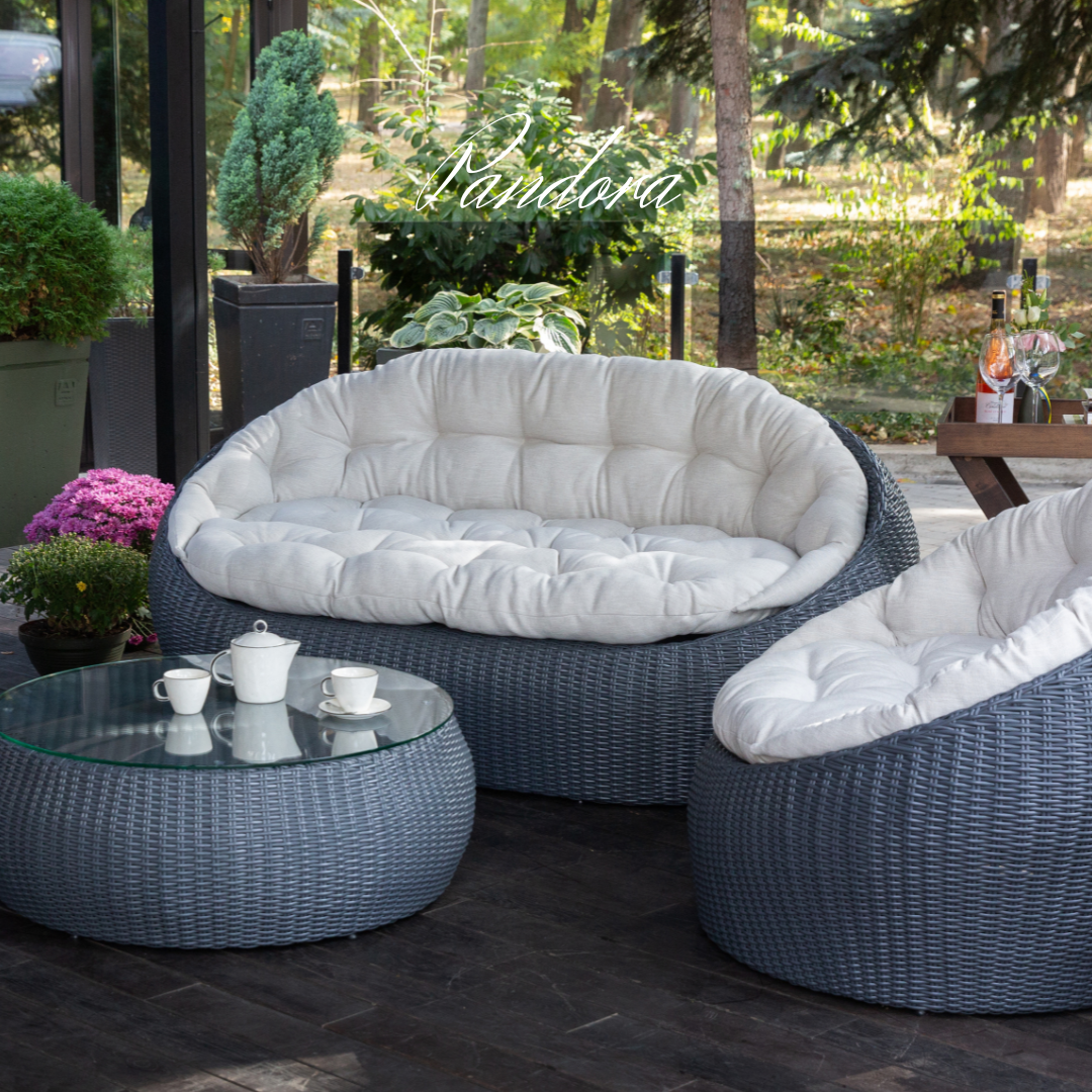Outdoor Wicker Sofa