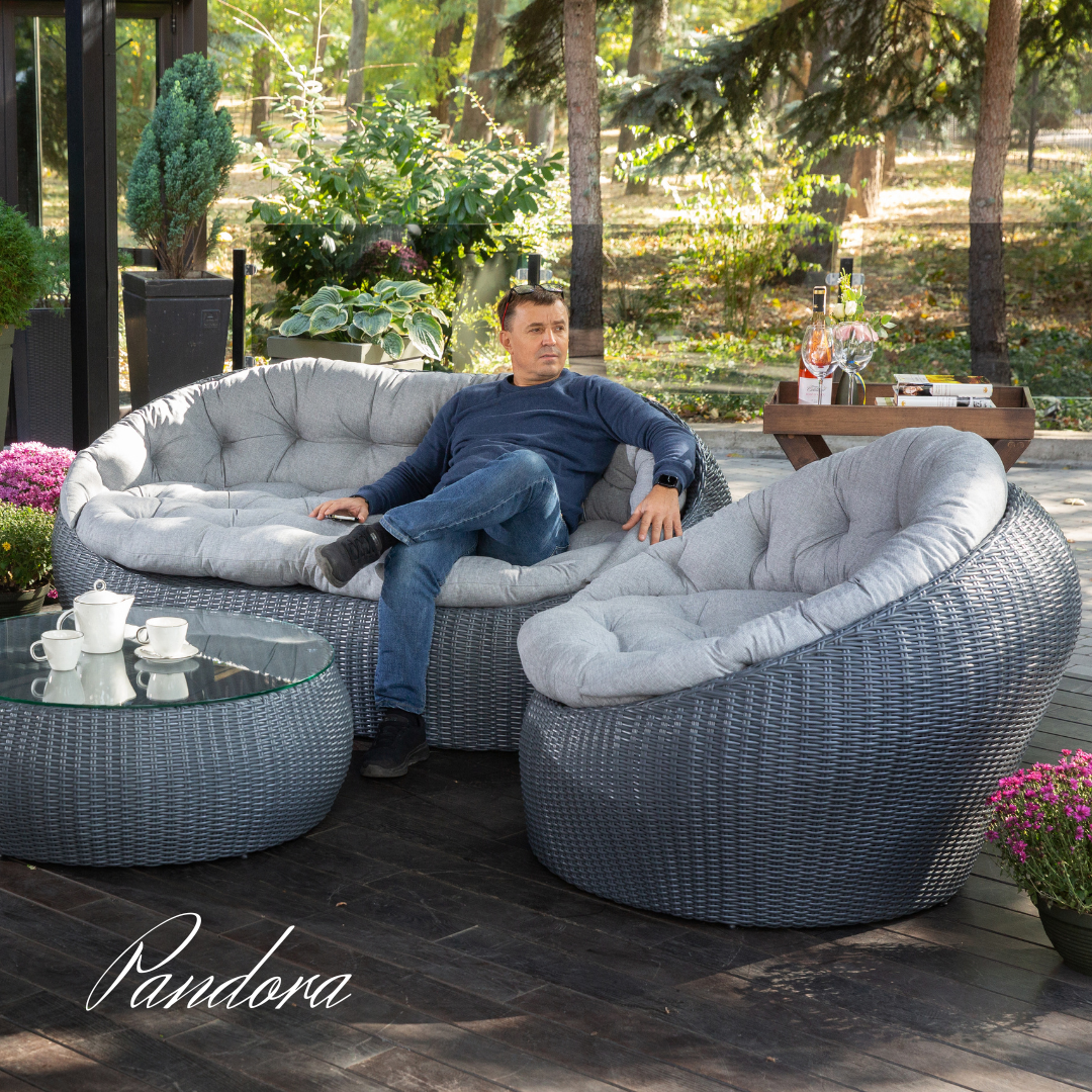 Outdoor Wicker Sofa