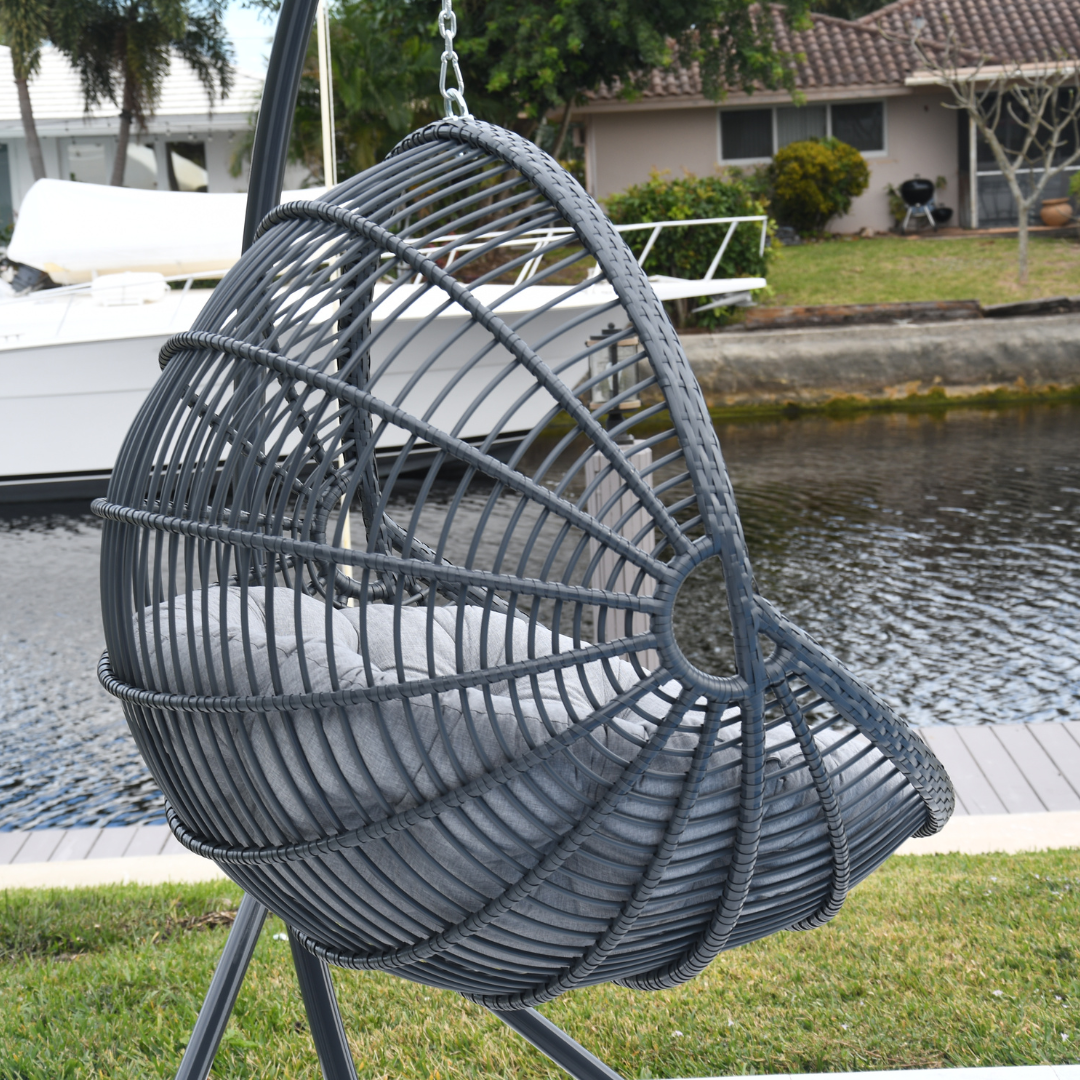 collapsible egg chair