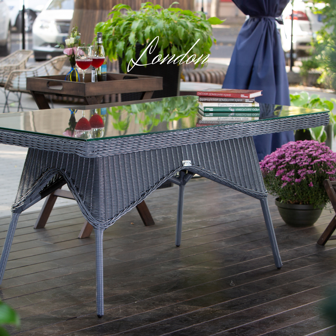 LONDON Outdoor Wicker Table