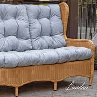 "LONDON" Beige Outdoor Sofa - 3 Seat