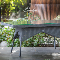 LONDON Outdoor Wicker Table