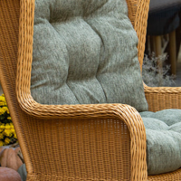 "LONDON" Beige Wicker Outdoor Armchair