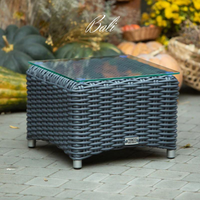 BALI Outdoor Coffee Table In Graphite Wicker