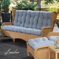 "LONDON" Beige Outdoor Sofa - 3 Seat