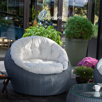 Outdoor Wicker Armchair