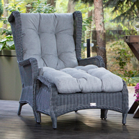 "LONDON" Graphite Wicker Outdoor Armchair