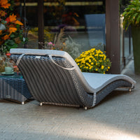 Premium Wicker Chaise Lounge