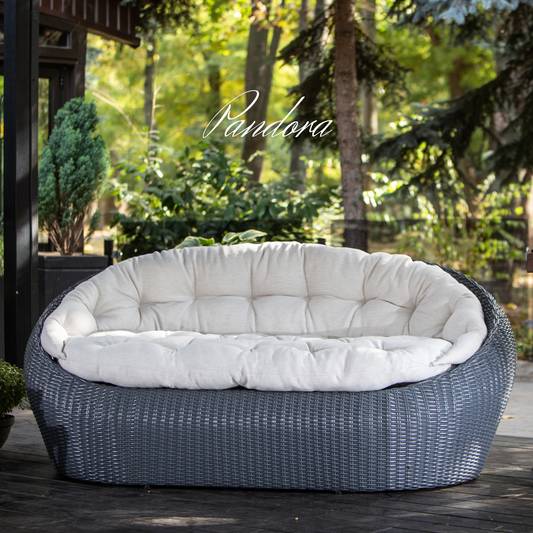 Outdoor Wicker Sofa