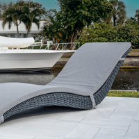 Premium Wicker Chaise Lounge