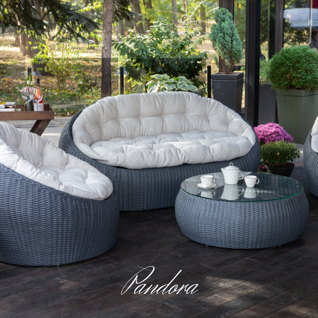 Outdoor Wicker Sofa